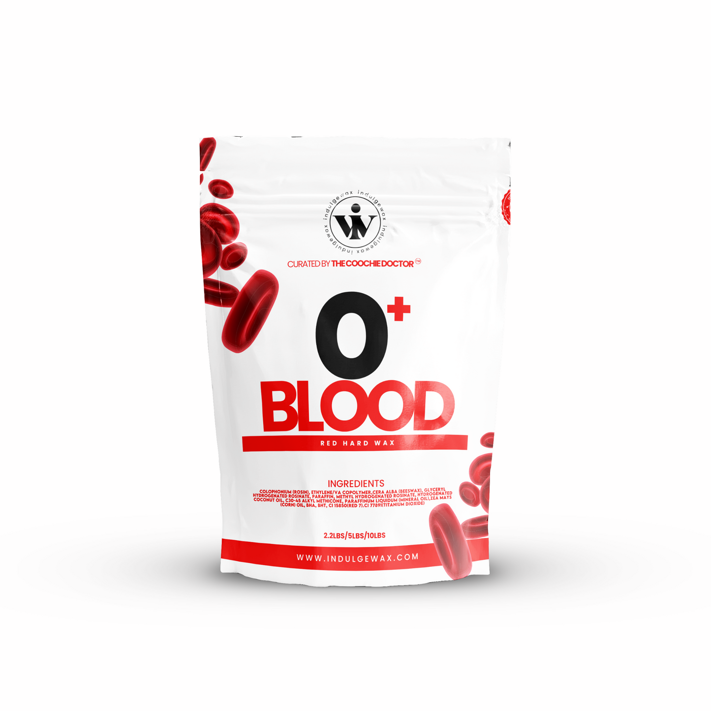 O+ BLOOD RED HARD WAX ( 10 lbs )